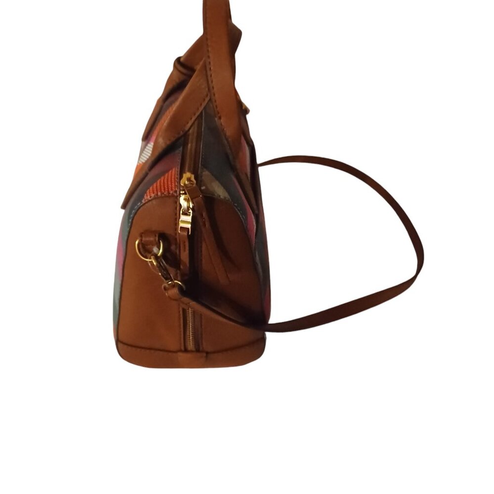 Fossil Fiona Multi-Color Handbag/Crossbody Nwot - image 4